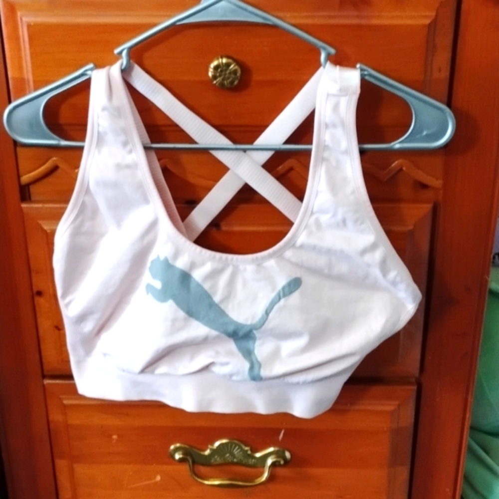 Puma light pink sports bra size 2x
